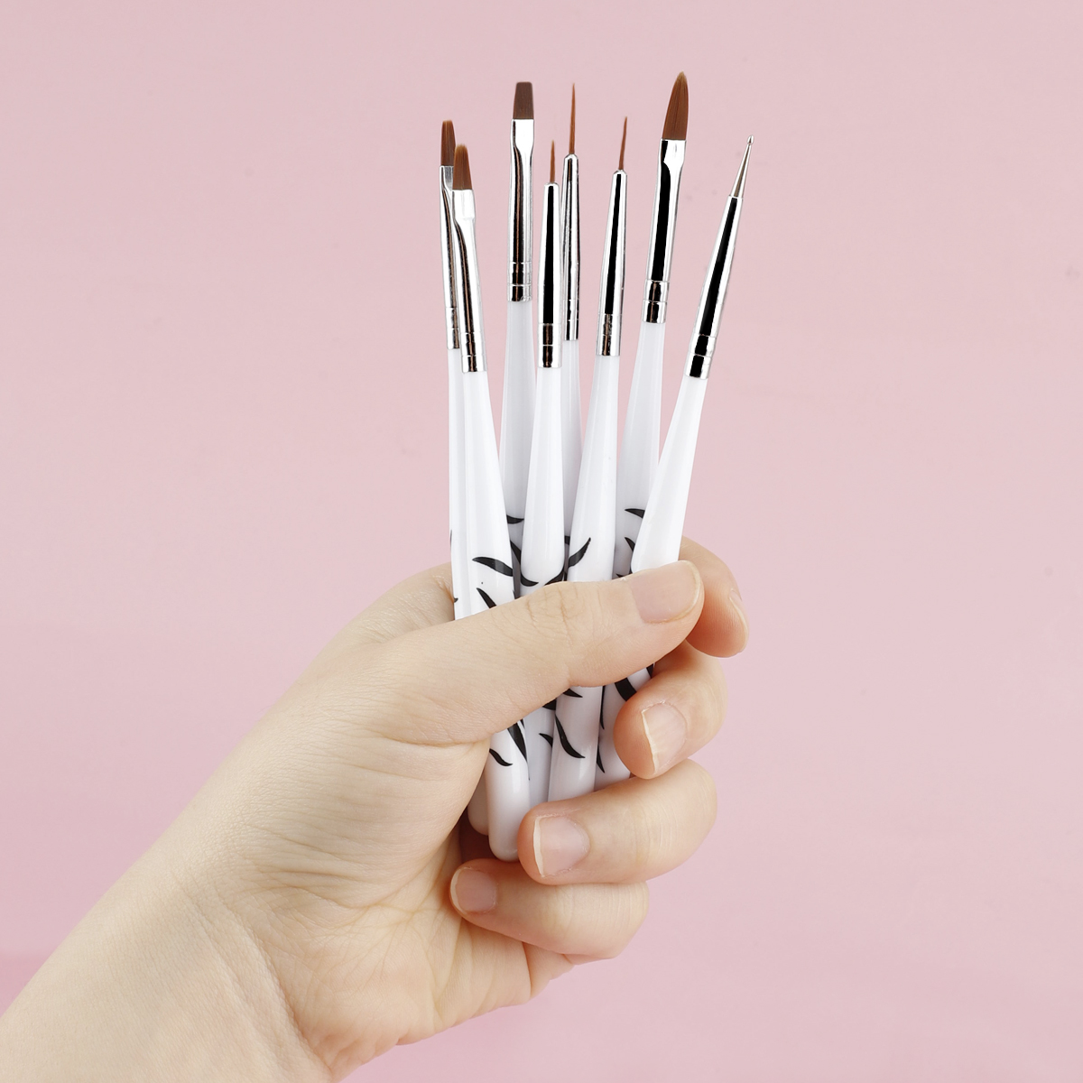 Nail Art Zebra Design - Zebra Saplı Tırnak Fırçası Seti Tırnak