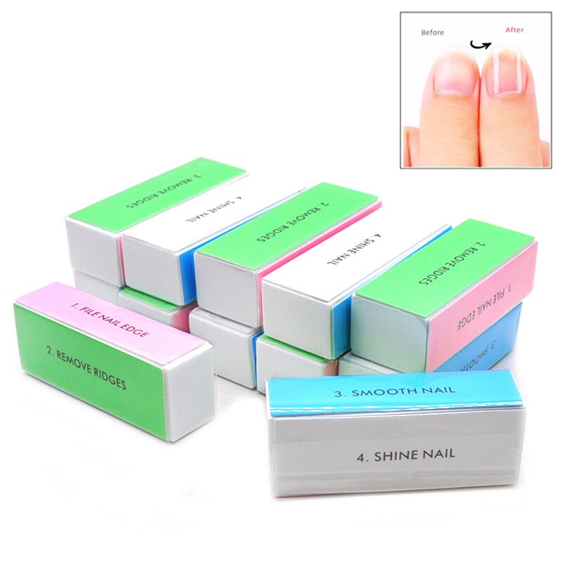 Nail Art Glossy - 5 adet Renkli Parlatıcı Blok 4