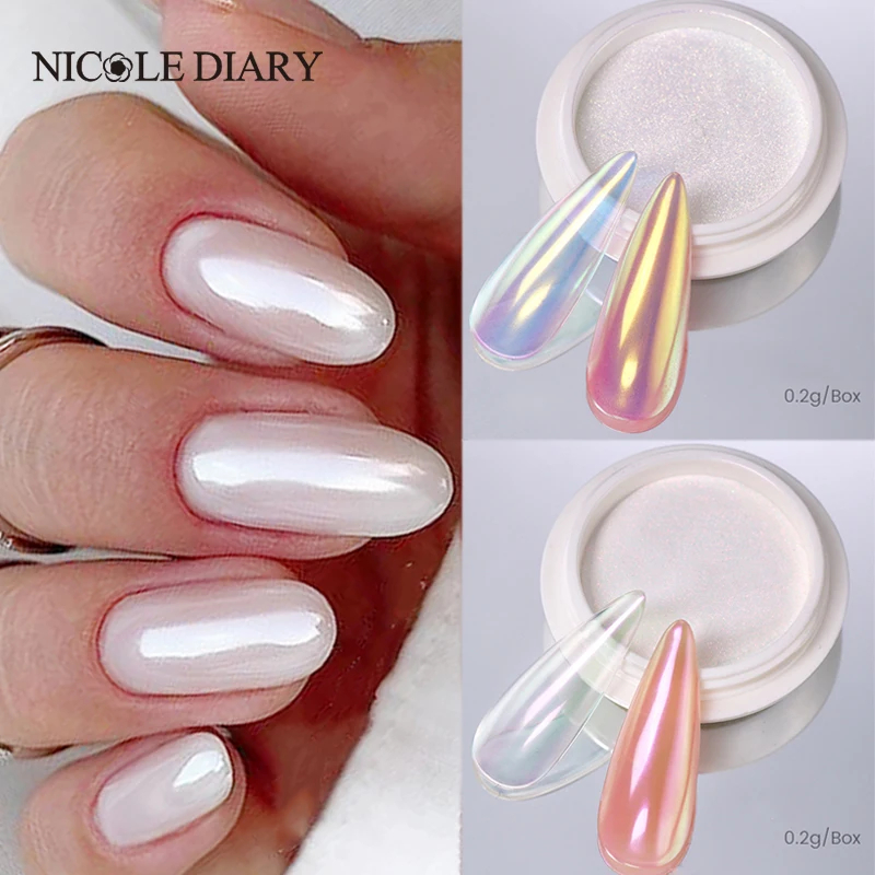 Nail Glitter Chrome - NICOLE GÜNLÜK Tırnak Tozu Pigment Inci