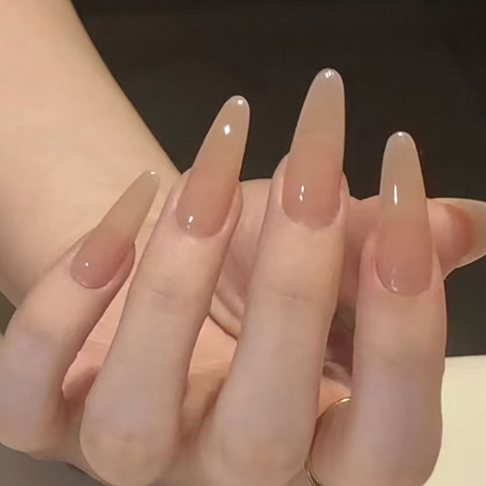 Nail Art Wedding - 24 Adet Fransız Takma Tırnak Uzun