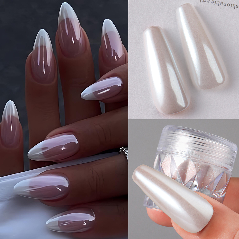 1 Kutu Beyaz Krom İnci Tırnak  - Nail Glitter Chrome incelemesi ve fiyatı