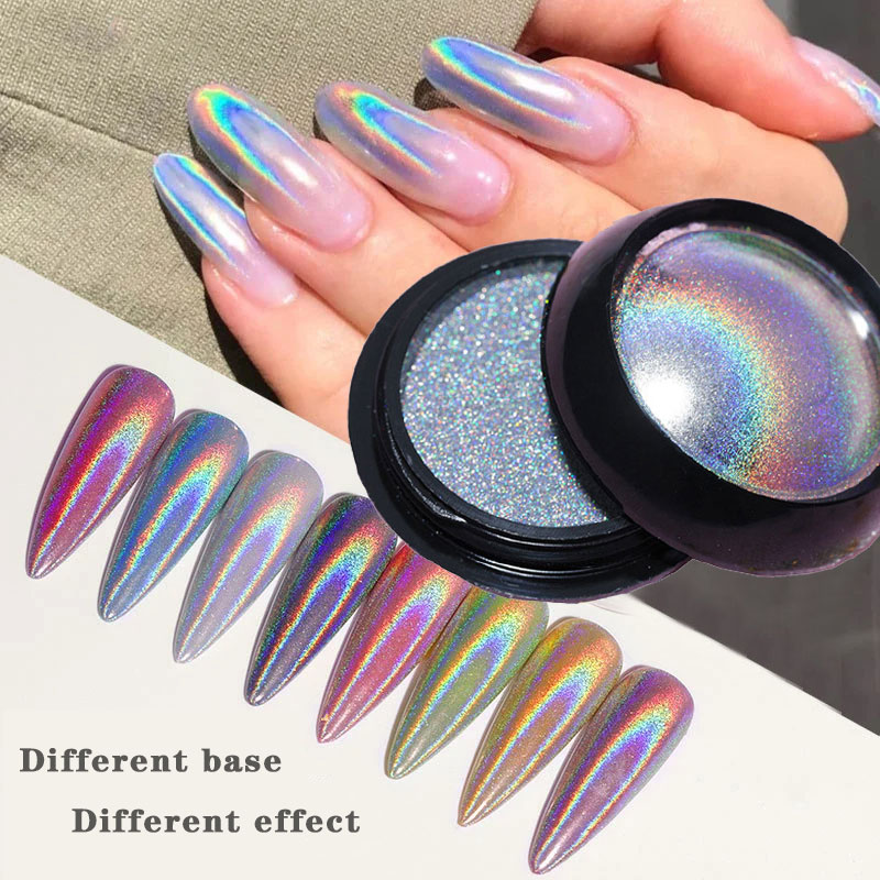 6 renk krom lazer tırnak tozu  - Nail Glitter Chrome incelemesi ve fiyatı