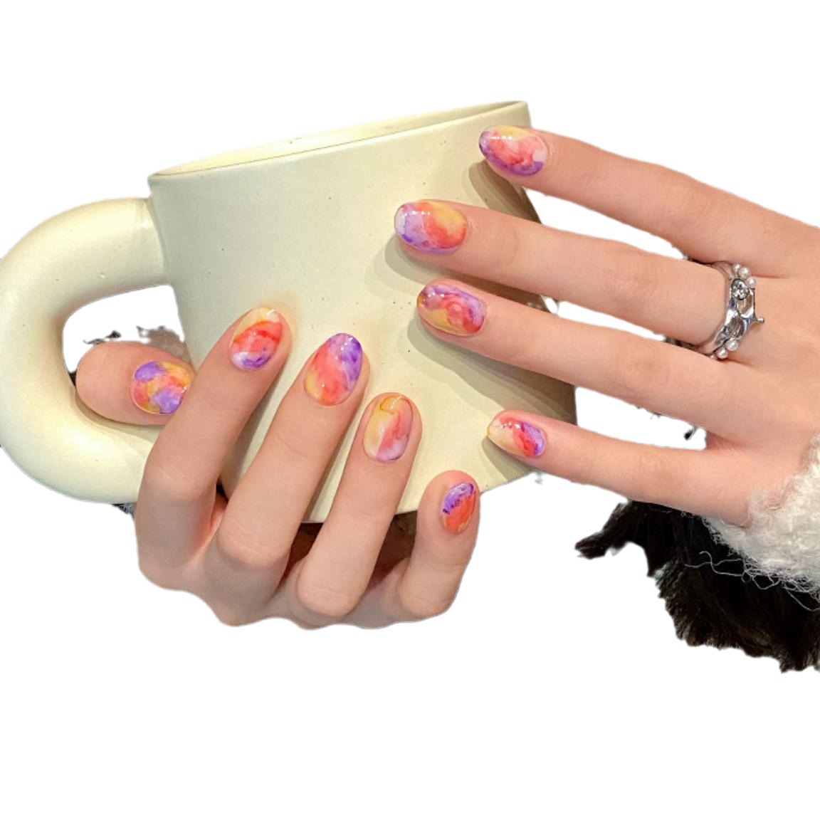 10 adet lüks el yapımı basın ç - Nail Adhesive Tab incelemesi ve fiyatı