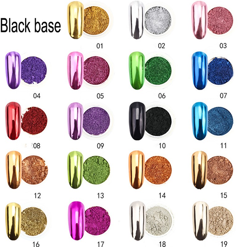 1 adet 19 renkli tırnaklar  Gl - Nail Glitter Chrome incelemesi ve fiyatı
