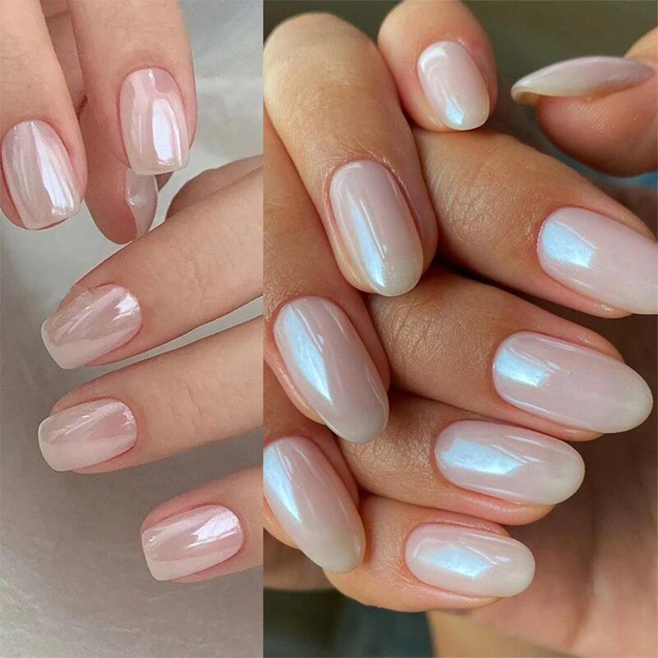 Ay Işığı İnci Beyazı Tırnaklar - Nail Glitter Chrome incelemesi ve fiyatı