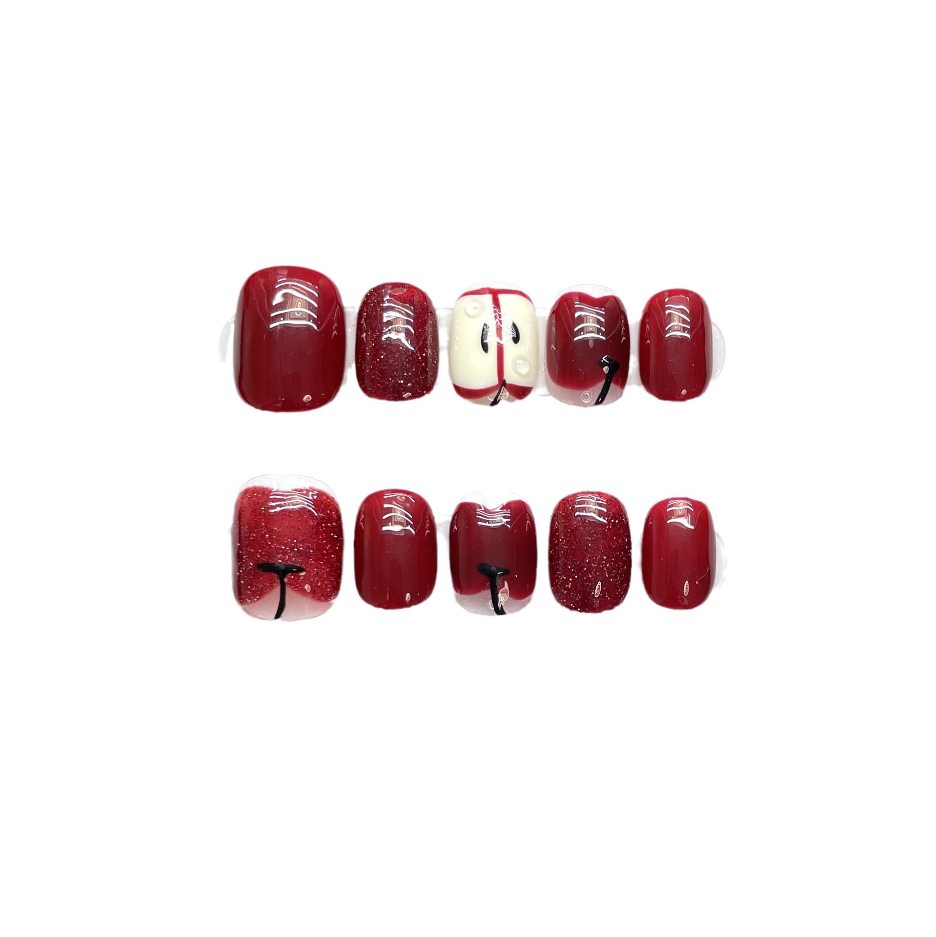 10 adet Lüks El Yapımı Takma T - Nail Adhesive Tab incelemesi ve fiyatı