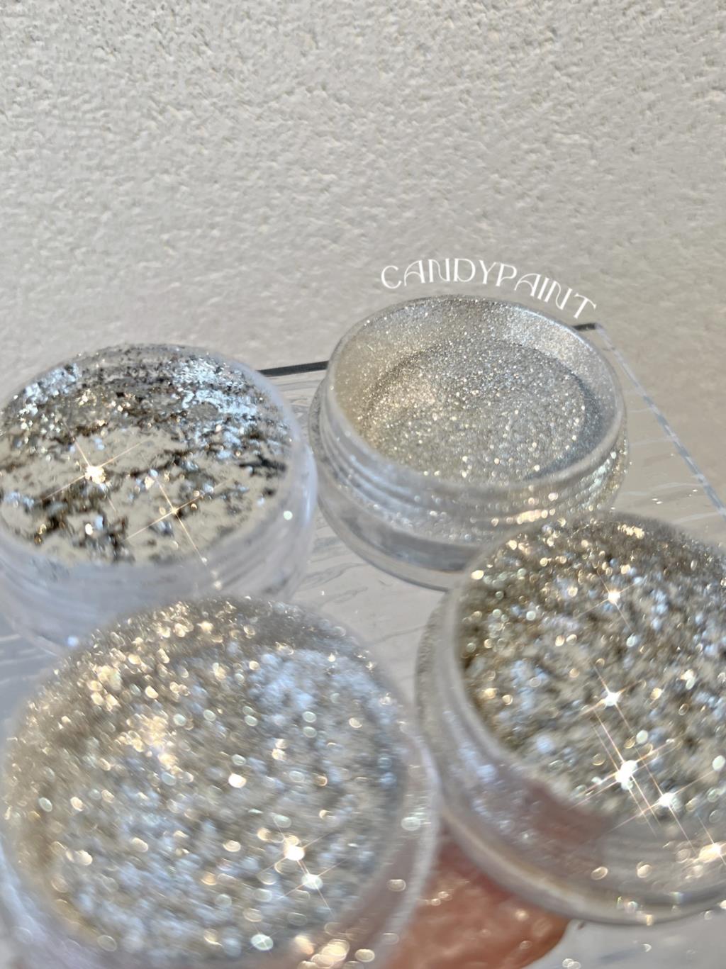 Gümüş krom tırnak tozu/gümüş k - Nail Glitter Chrome incelemesi ve fiyatı