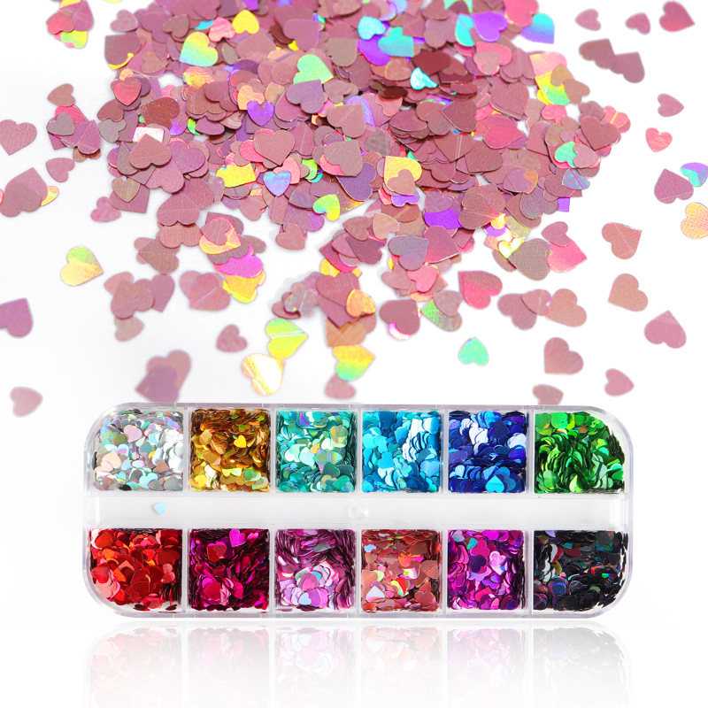 Mix renk floresan kelebek Glit - Nail Art Glossy incelemesi ve fiyatı