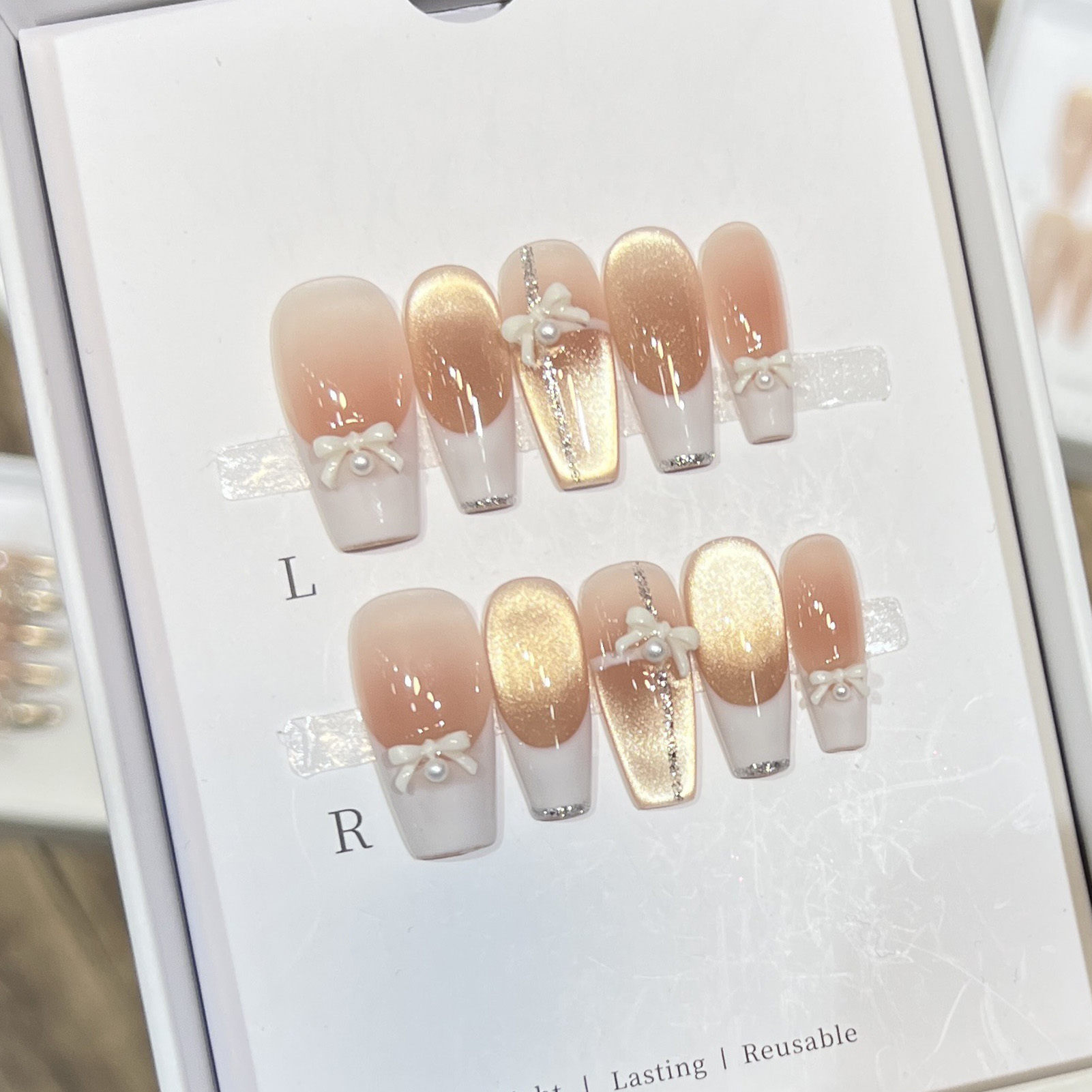 10 Adet Kadın Pembe Takma Tırn - Nail Art Wedding incelemesi ve fiyatı