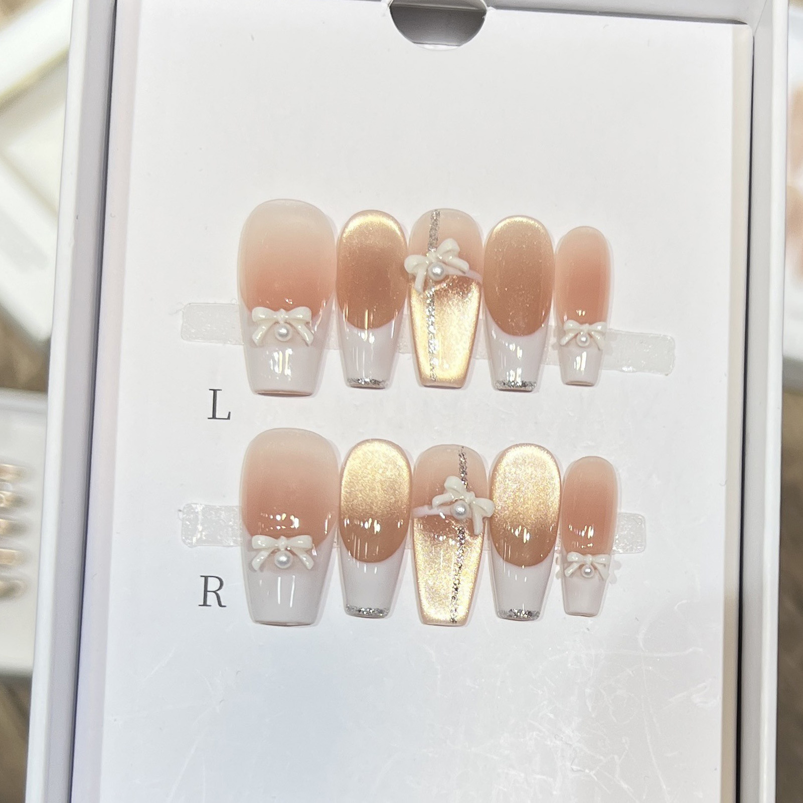 10 Adet Kadın Pembe Takma Tırn - Nail Art Wedding incelemesi ve fiyatı