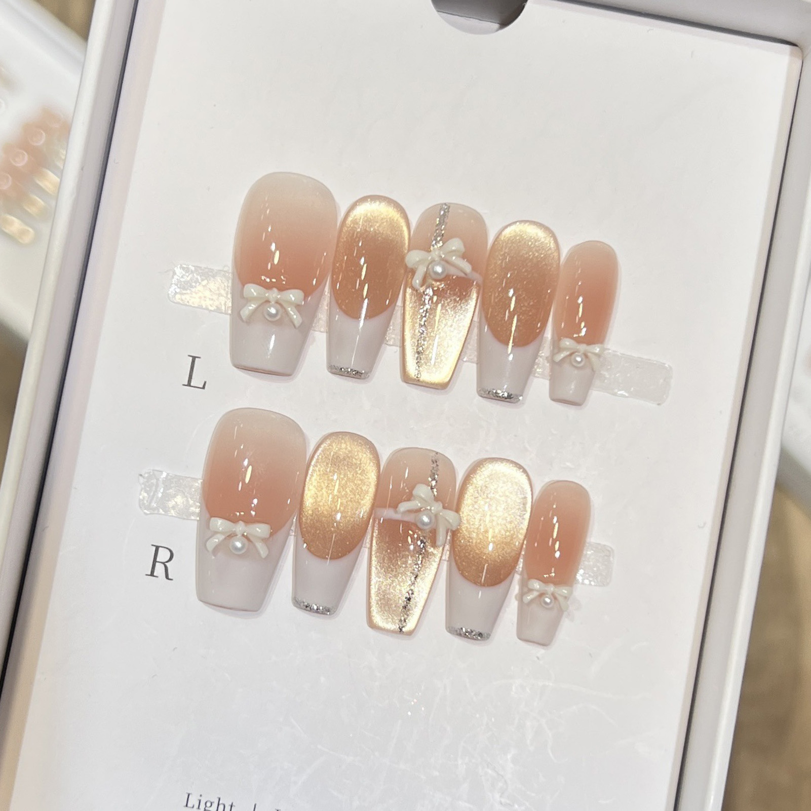 10 Adet Kadın Pembe Takma Tırn - Nail Art Wedding incelemesi ve fiyatı